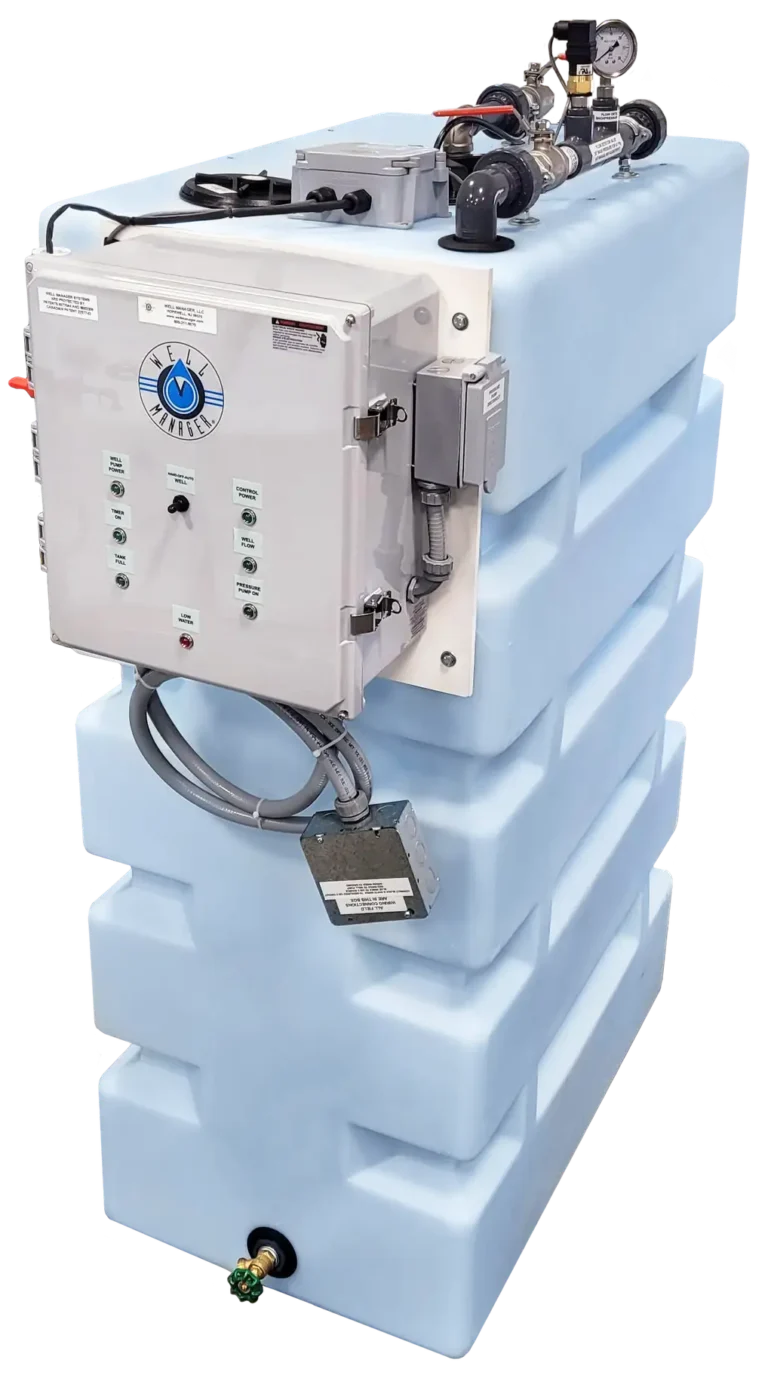 Well Manager 210 DAB-DTRON 3 0.9HP Vertical System for Low-Yield Wells to provide reliable water supply and consistent pressure