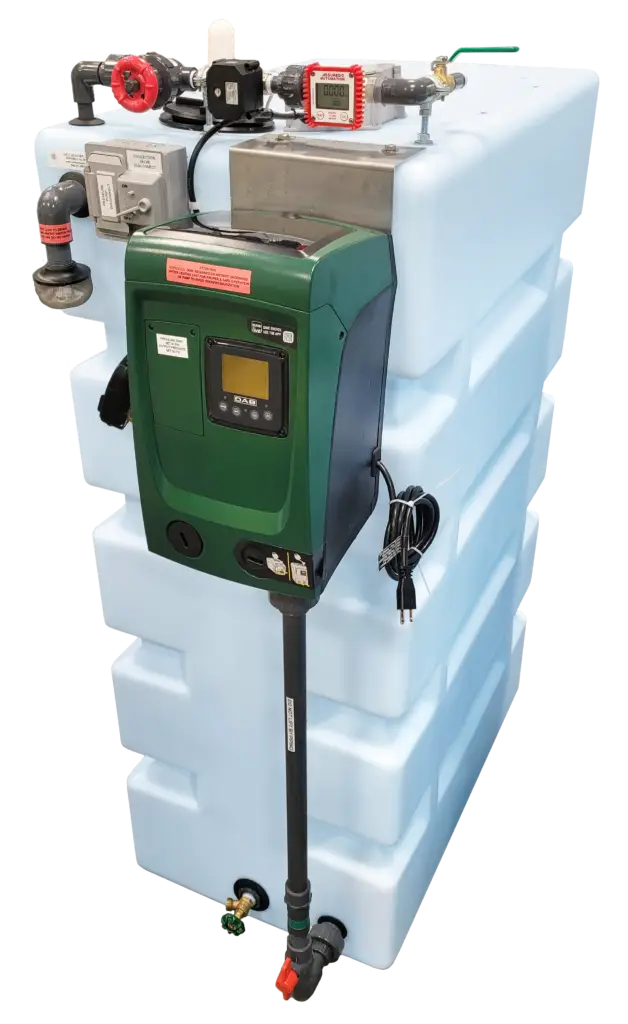 Well Watcher Vertical System with a DAB E.SYBOX Mini 3 Pump to provide reliable water supply and consistent pressure from a low-yielding well