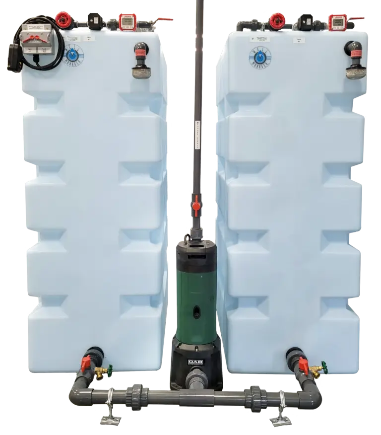 Well Watcher two tank system to provide reliable water supply and consistent pressure from a low-yielding well