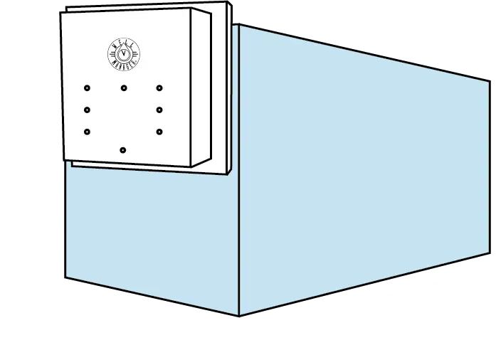 Example Diagram for Well Manager® System in Horizontal Orientation to provide reliable water supply and consistent pressure from a low-yielding well