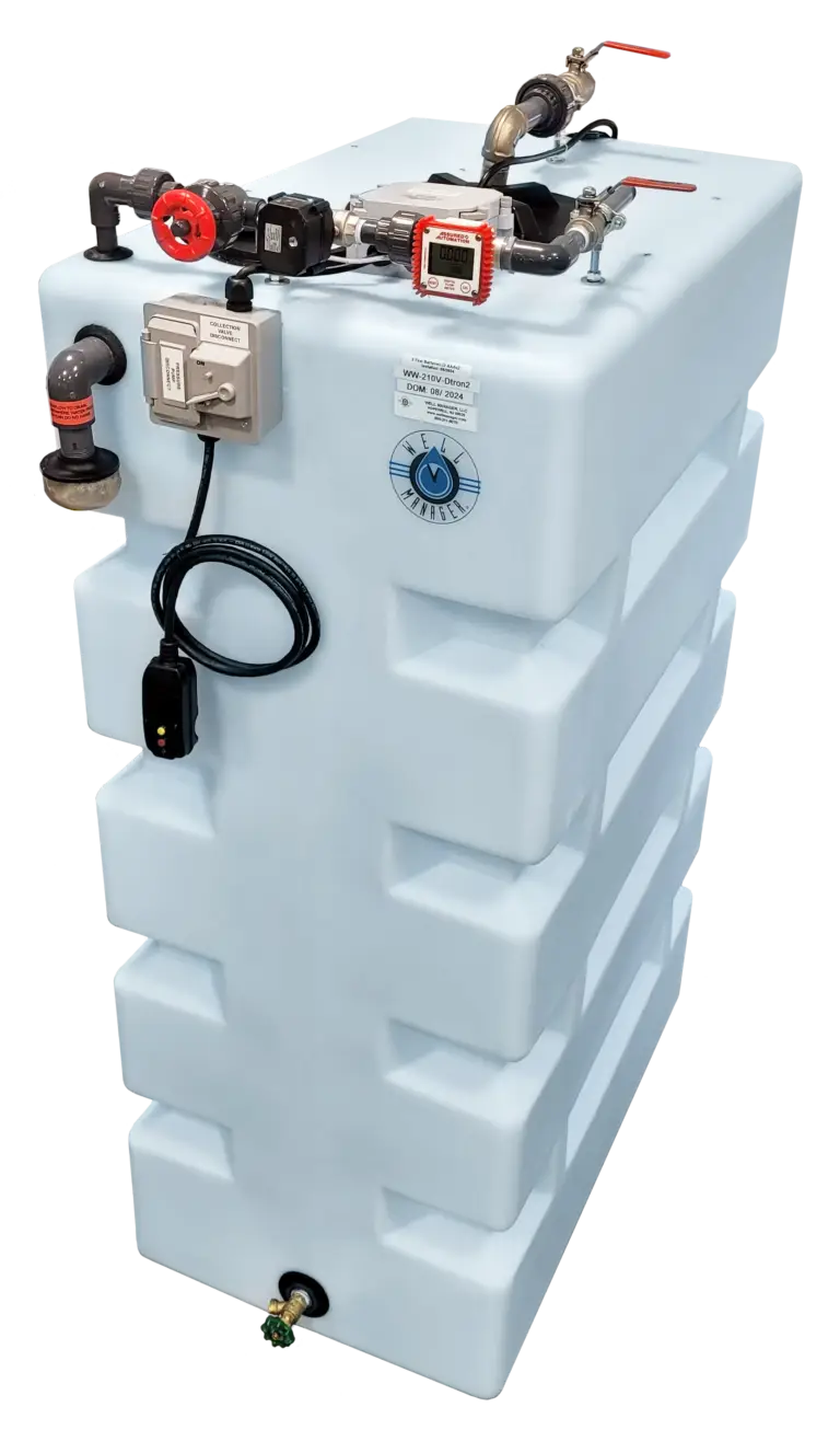 Well Watcher 210 Vertical System with an Internal DAB DTRON 2 Pump to provide consistent output pressure and water supply for homeowners and business owners.