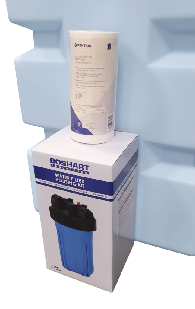 Boshart Giant Blue Water Filter Kit (1" FNPT – 10")