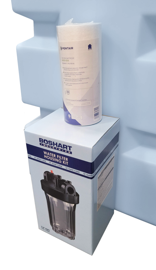 Boshart Giant Clear Water Filter Kit (3/4" FNPT – 10")