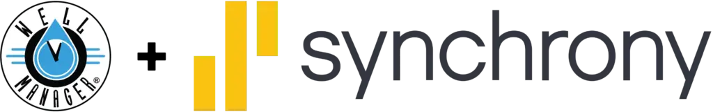 Well Manager and Synchrony Logo - Working together