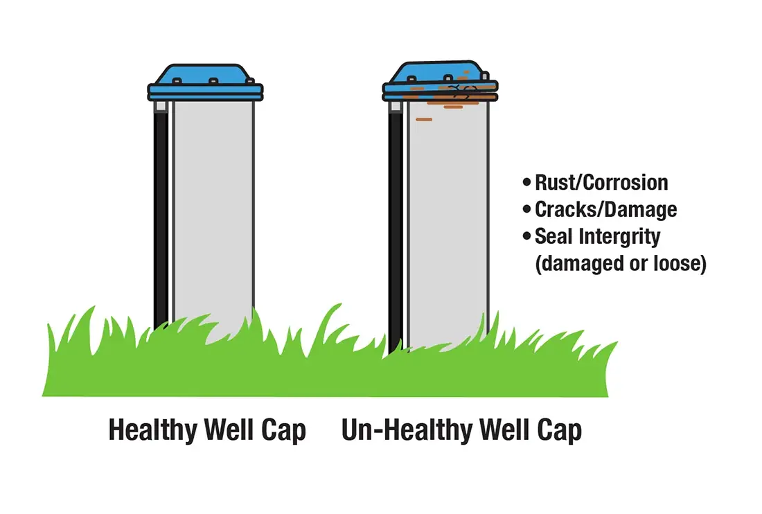 Low water pressure well Overlooking Well Cap