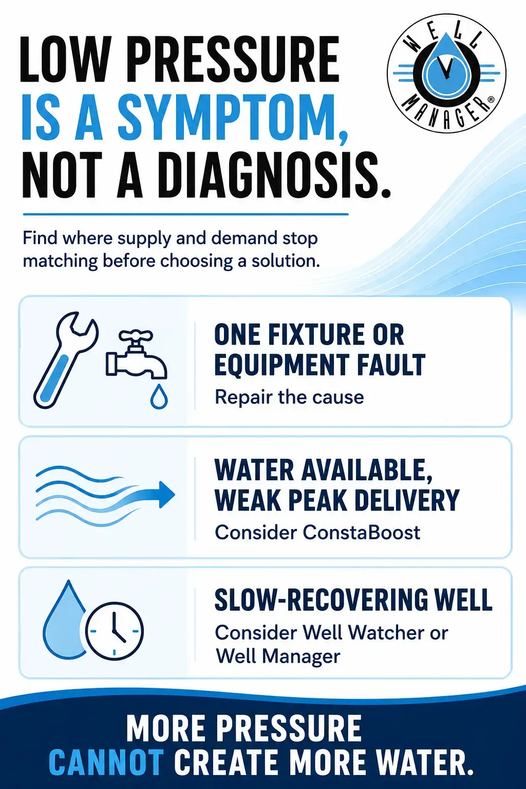 Low water pressure 2