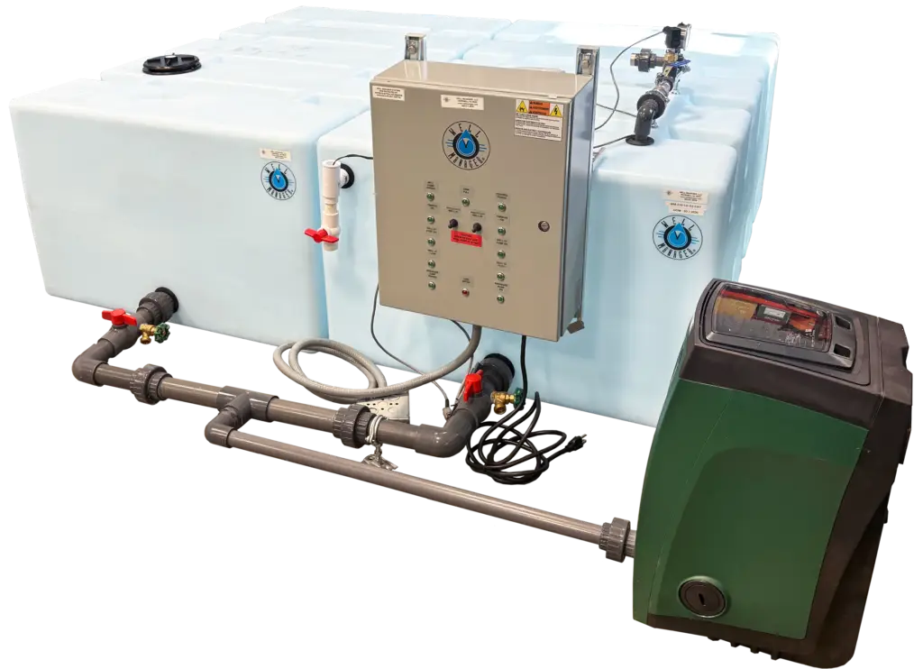 Well Manager Low Horizontal 2 tank System with an external DAB Mini pump