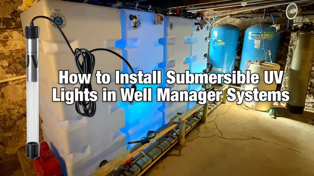 how to install submersible uv light in a well manager system thumbnail