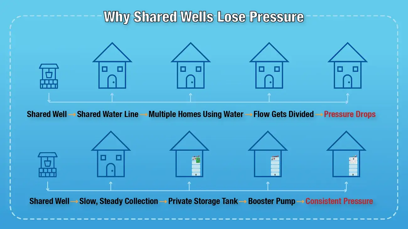 Low water pressure well 3