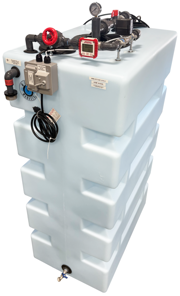 Well Watcher™ Single Tank 210 Vertical System with an internal DAB DTRON 2 Pump